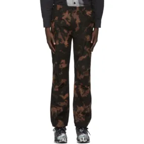032c Black Bleached Cargo Pants