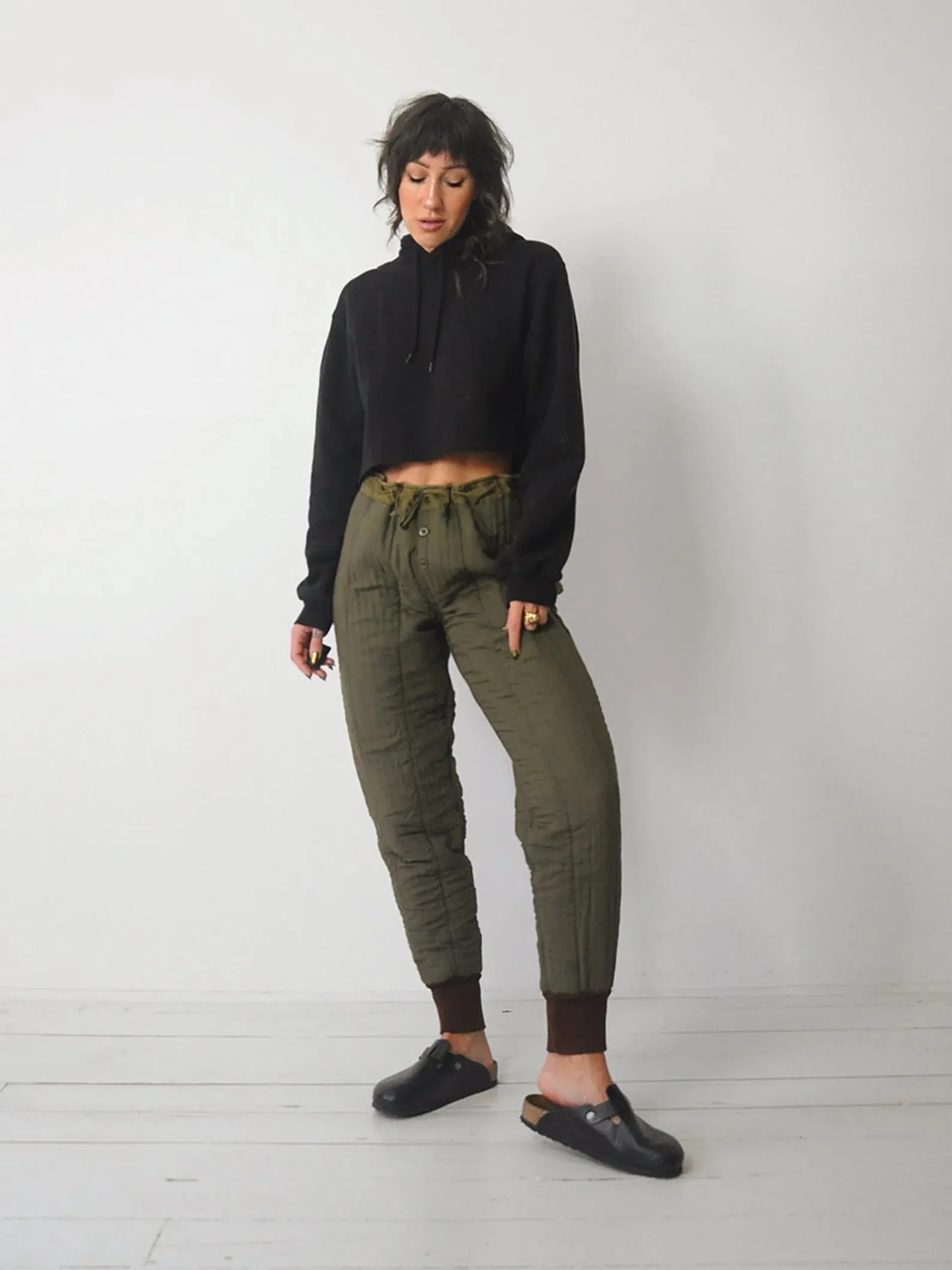 1970's Czech Military Quilted Liner Pants