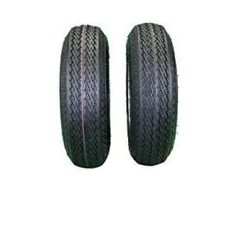 4-Pack Antego Trailer Tire On Rim 570-8 5.70-8 Load C 4 Lug Galvanized Wheel