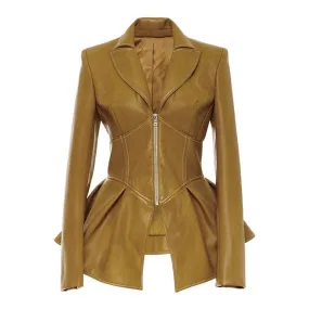 Abana Lapel Collar Jacket