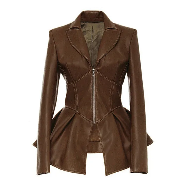 Abana Lapel Collar Jacket