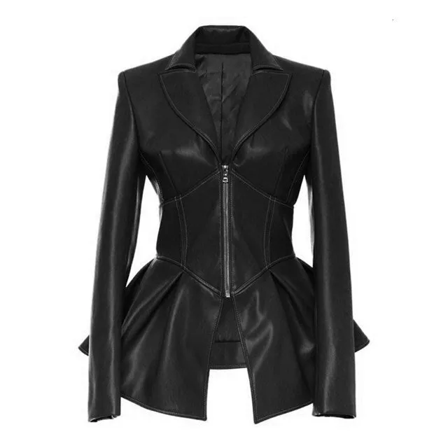 Abana Lapel Collar Jacket