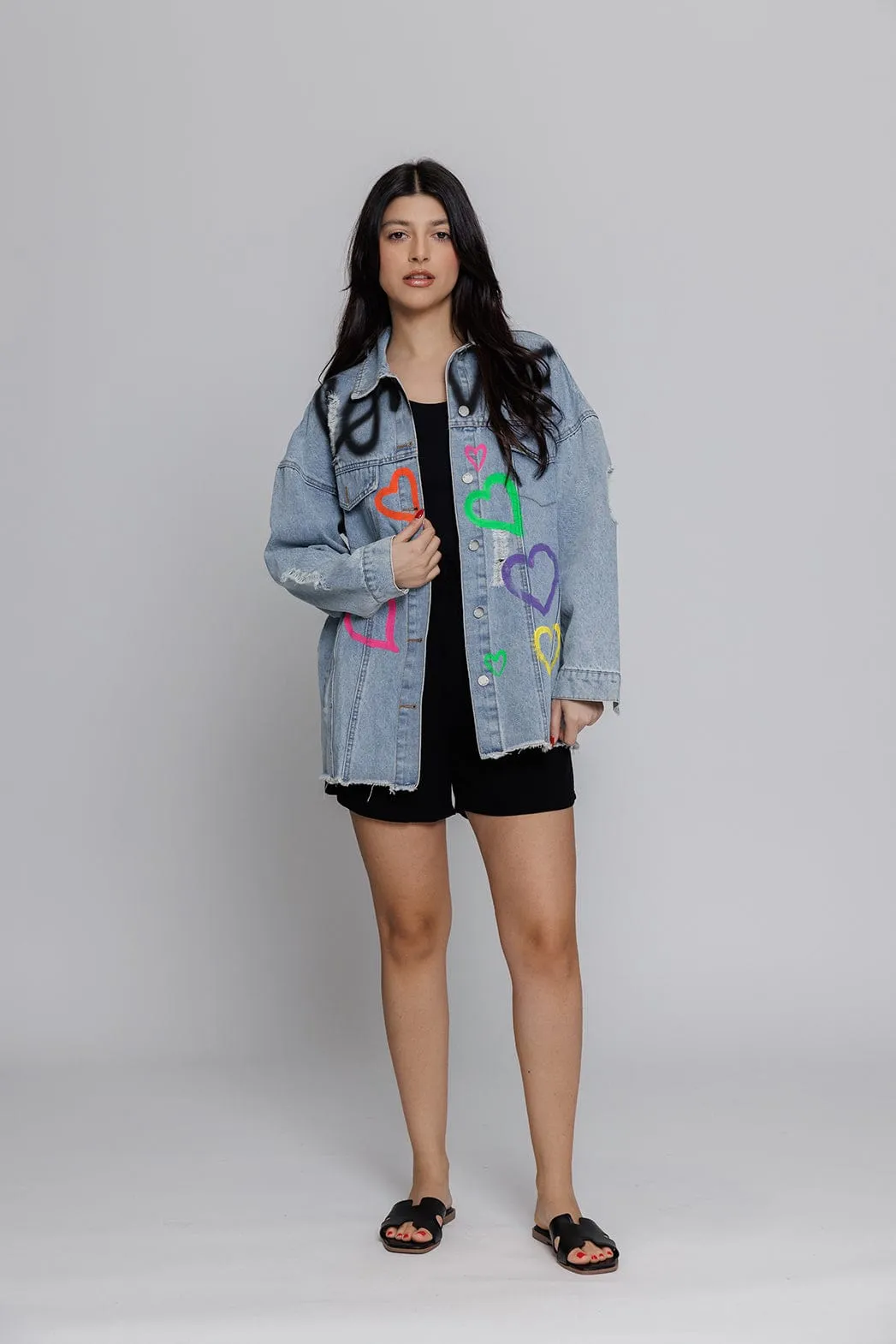 Aikha Denim Μπουφάν Μπλε 08-5627