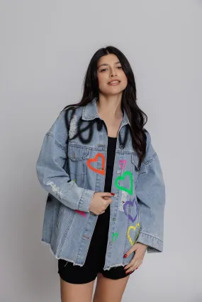 Aikha Denim Μπουφάν Μπλε 08-5627