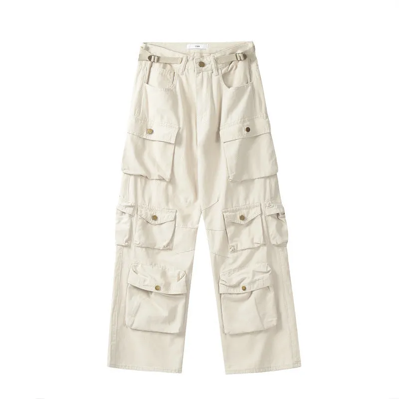 🔥American Street Multi Pocket Baggy Cargo Pants