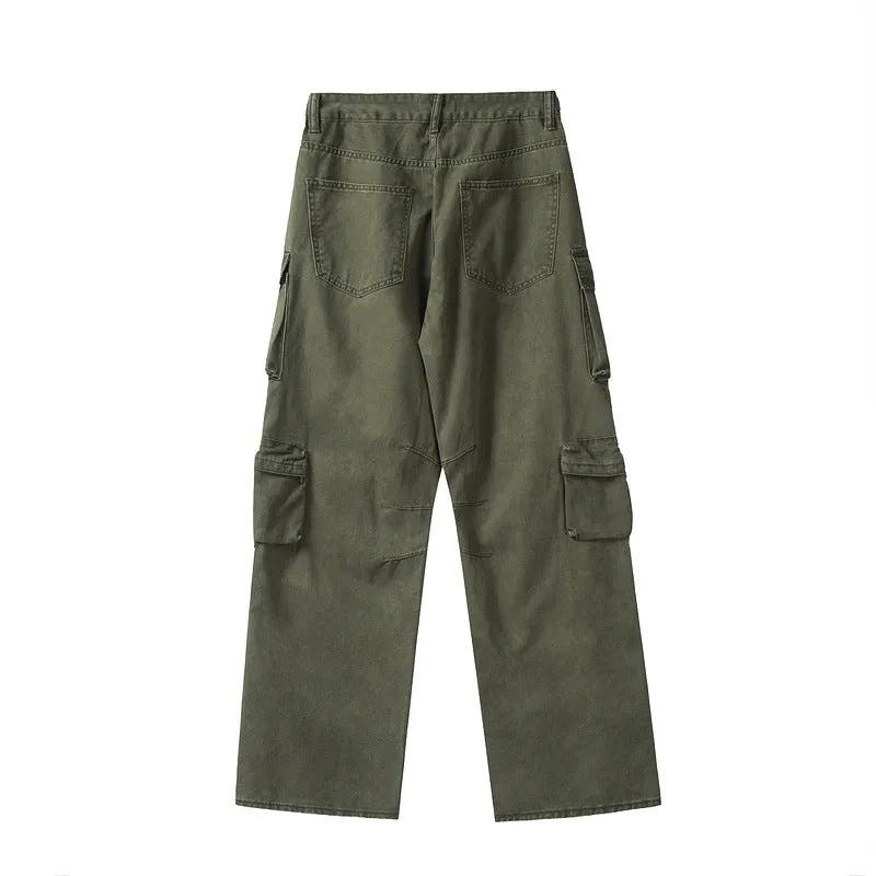 🔥American Street Multi Pocket Baggy Cargo Pants