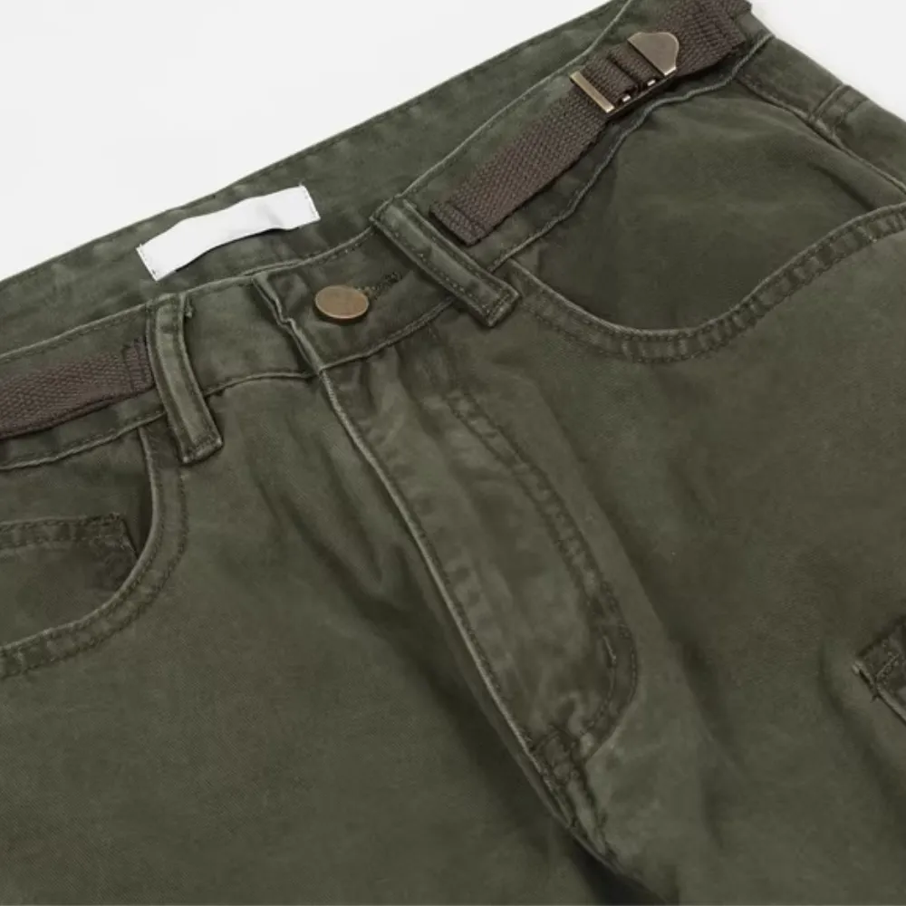 🔥American Street Multi Pocket Baggy Cargo Pants