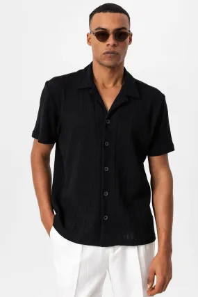ANT Camp  Collar Knitted Patterned Men's Shirt - Melito di Napoli