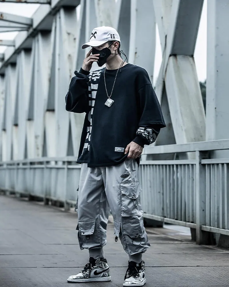 Antero antisns Tactical Cargo Pants Japanese Streetwear Pants