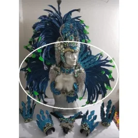 Azul da Amzonia - Collar Piece