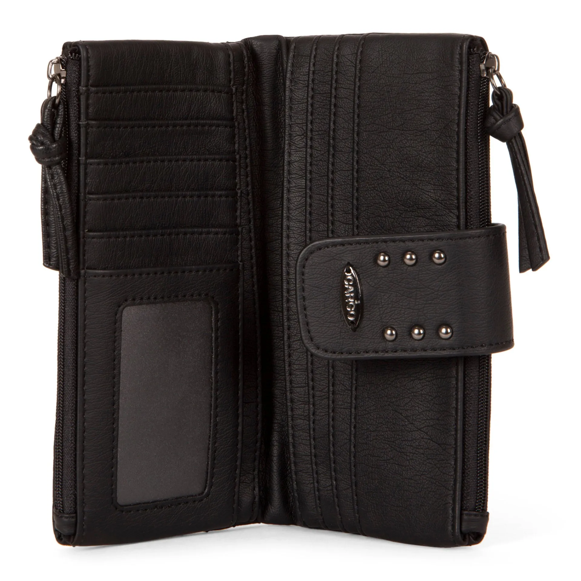 Bifold Quilted Wallet with Snap Closure