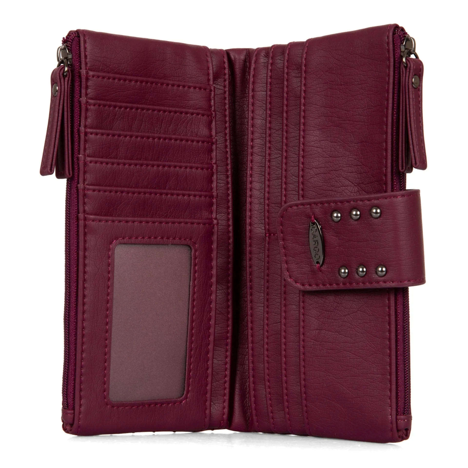 Bifold Quilted Wallet with Snap Closure