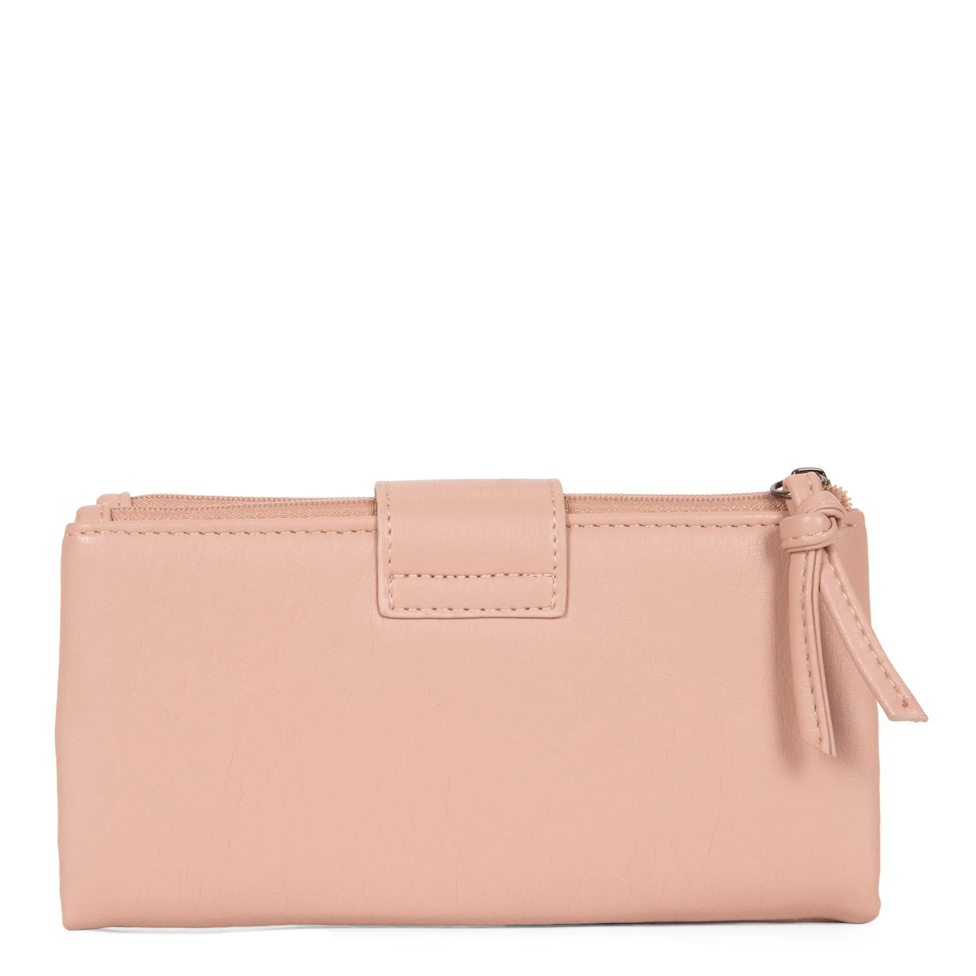 Bifold Quilted Wallet with Snap Closure