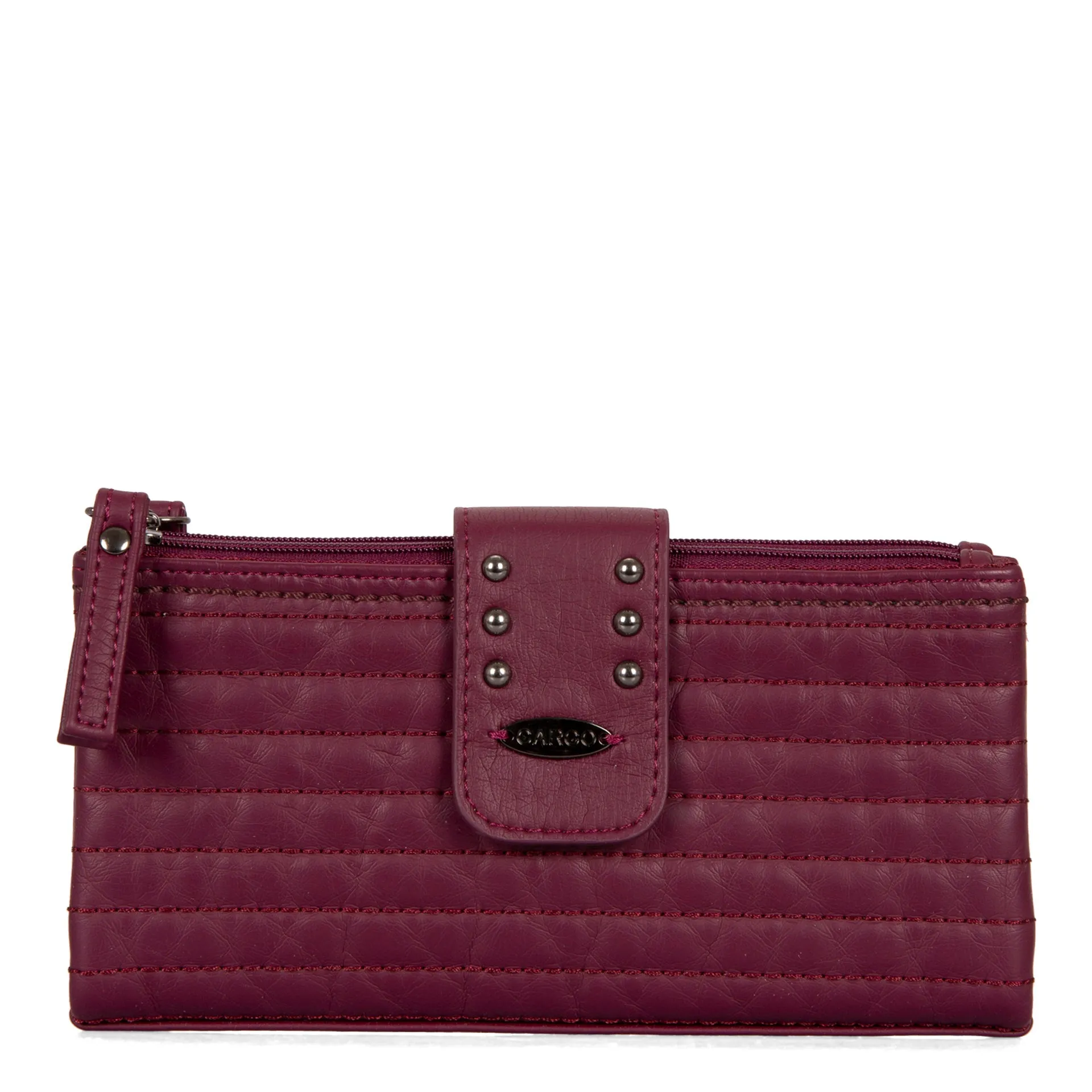 Bifold Quilted Wallet with Snap Closure
