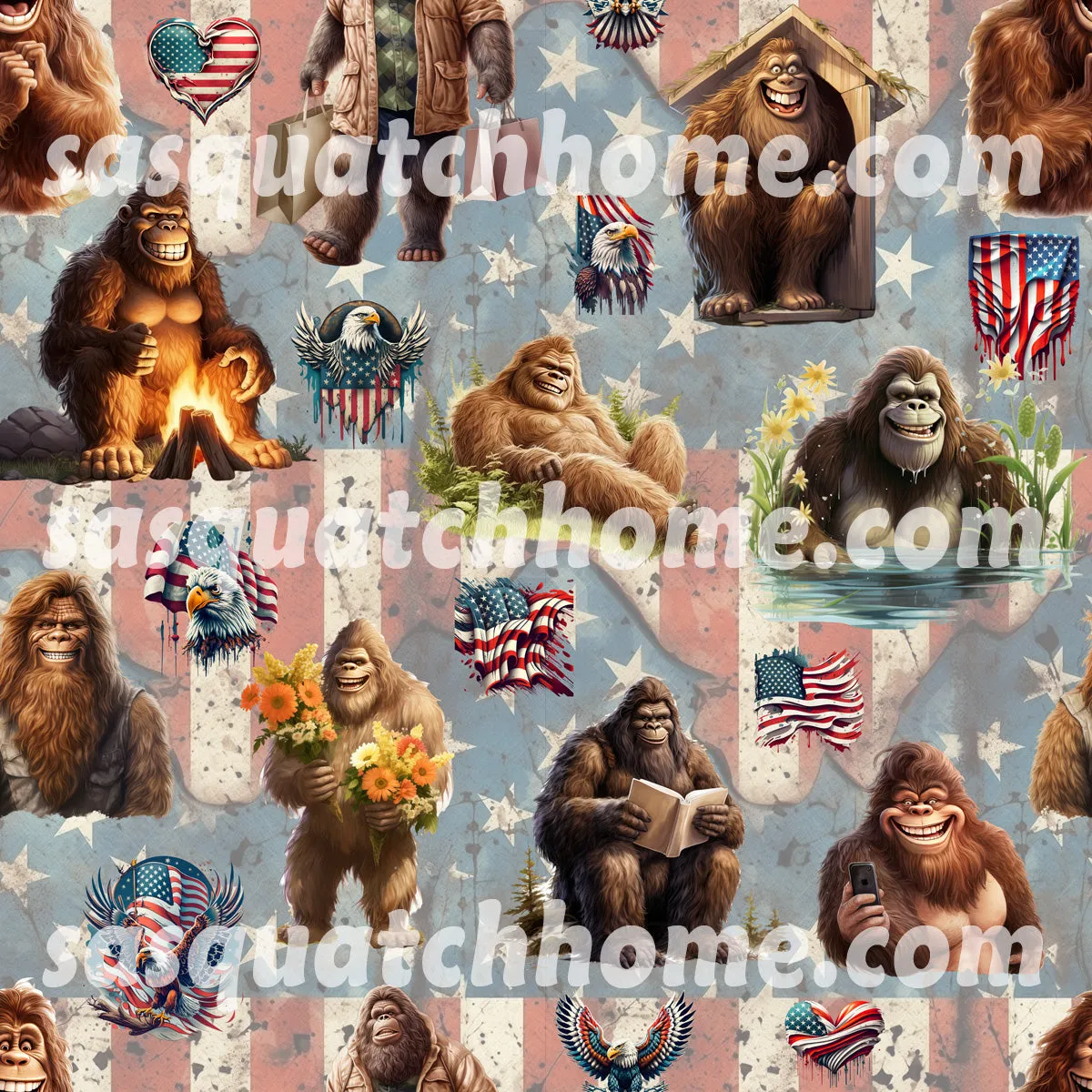 Bigfoot Mardi Gras, Kid's Hawaiian Vacation Shirt