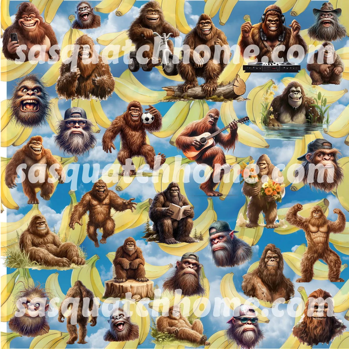 Bigfoot Mardi Gras, Kid's Hawaiian Vacation Shirt