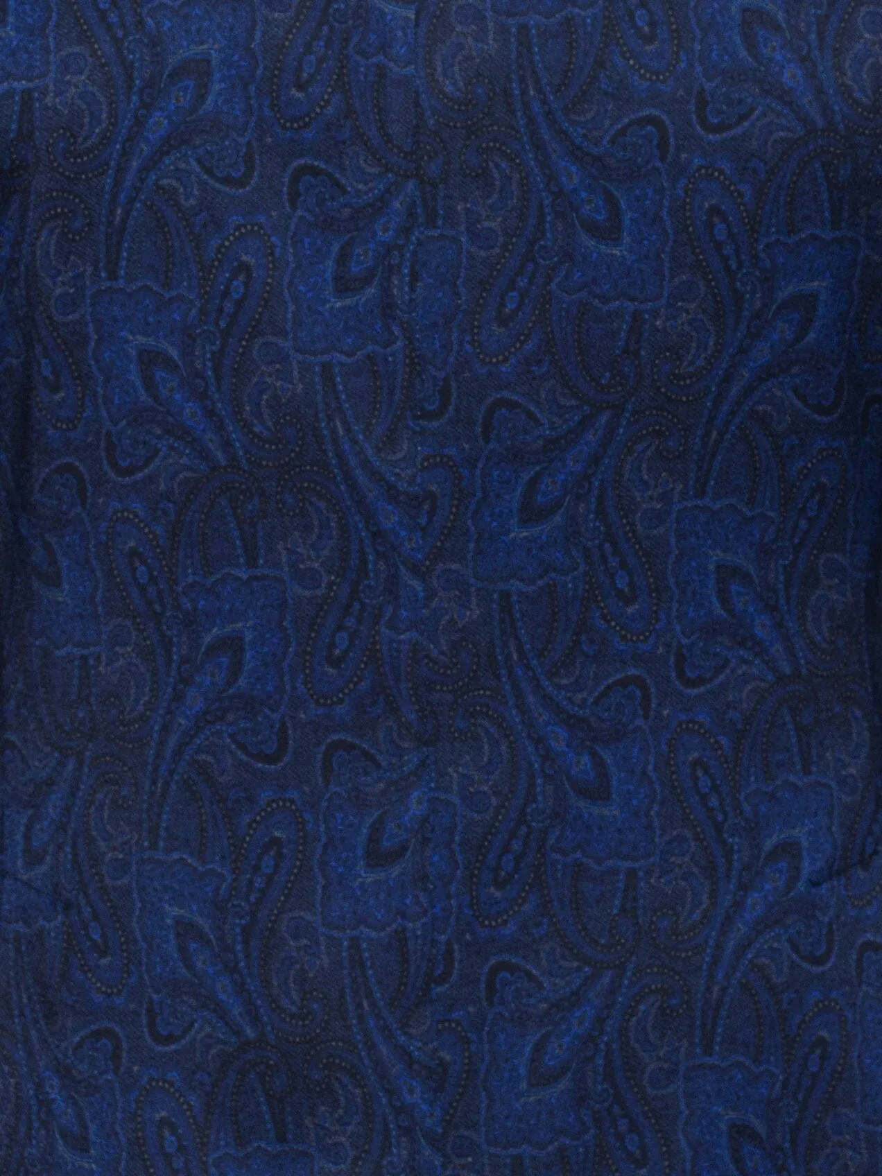 Blazer Unconstructed Paisley Blue