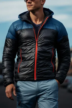Blue Men's Down Jacket Coat