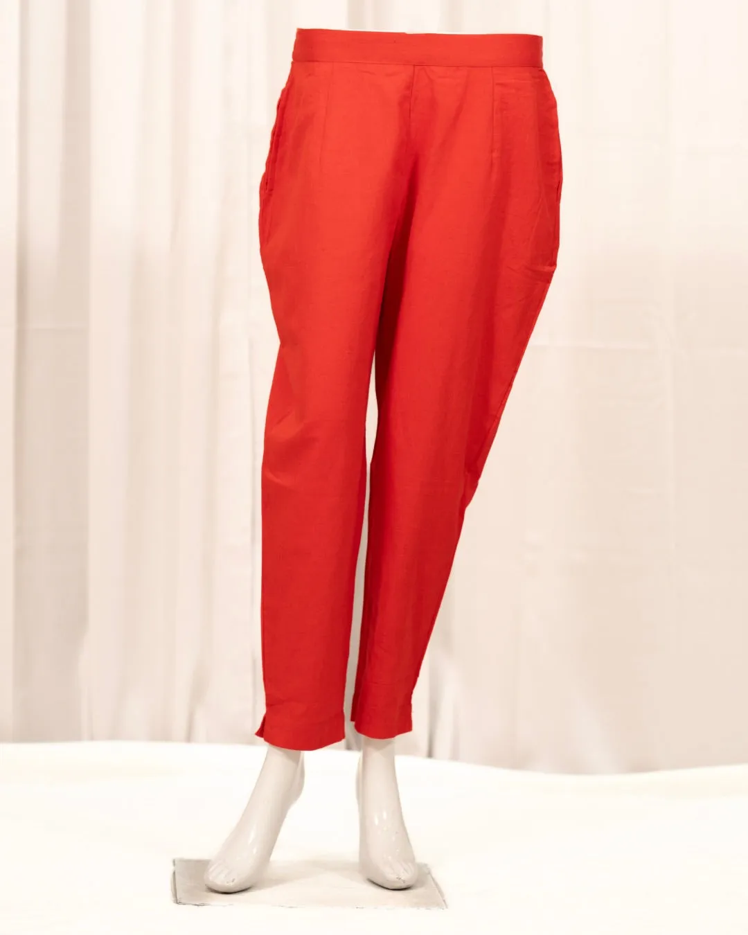 Breathable Cotton Straight Pants