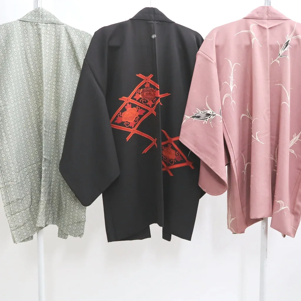 Bundle 15pcs Silk Colored Haori Jacket Wholesale Bulk Free Shipping #397