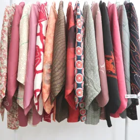 Bundle 15pcs Silk Colored Haori Jacket Wholesale Bulk Free Shipping #397