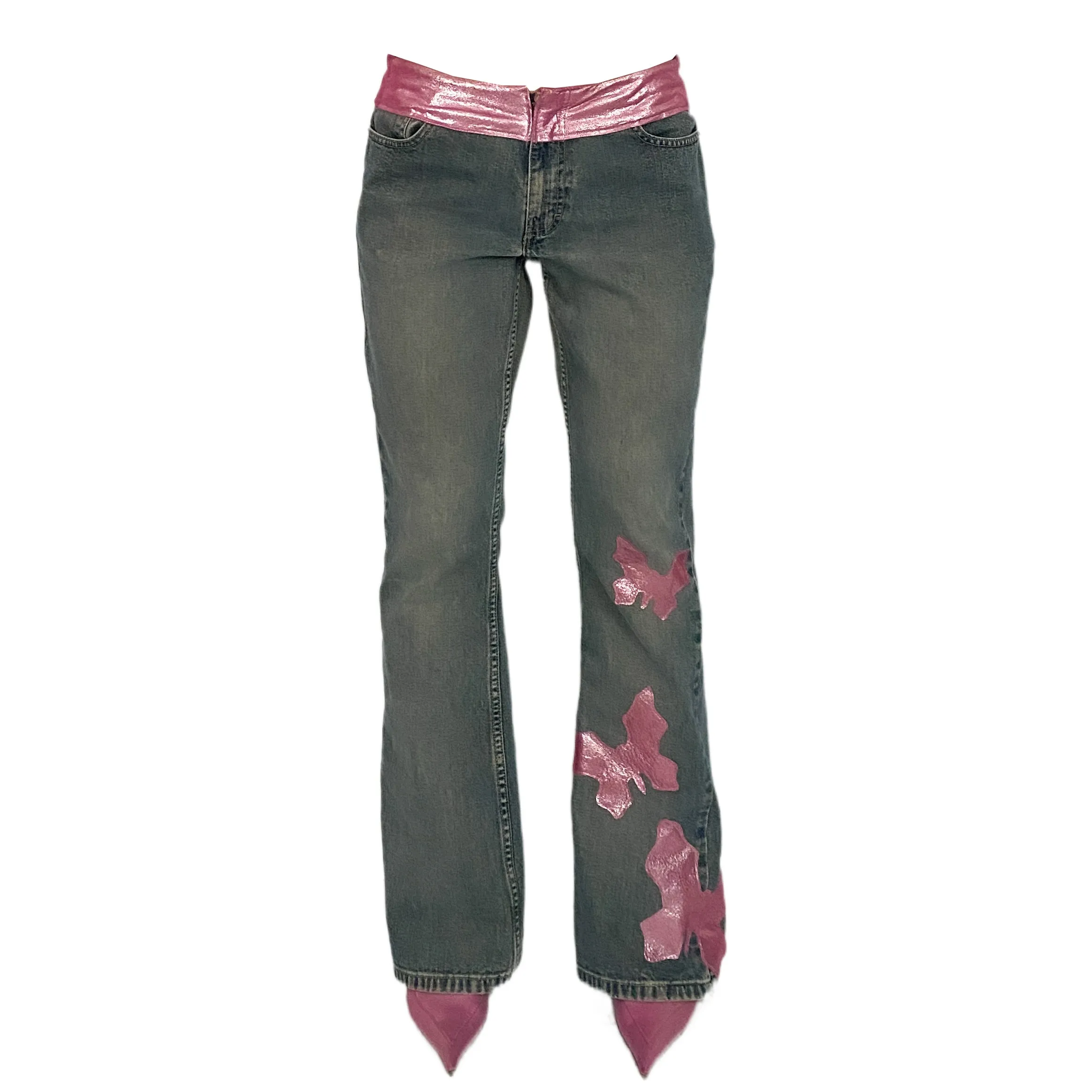 Butterfly Dreams Mid Rise Jeans (M)