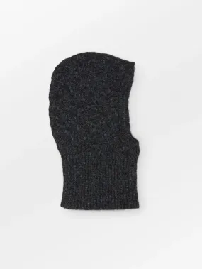 Cable Balaclava Grey Melange
