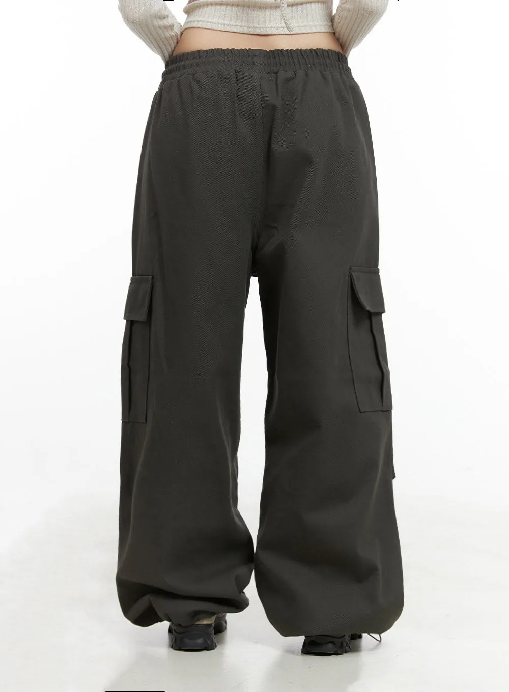 Cargo Chic Banded Wide Fit Pants CG420
