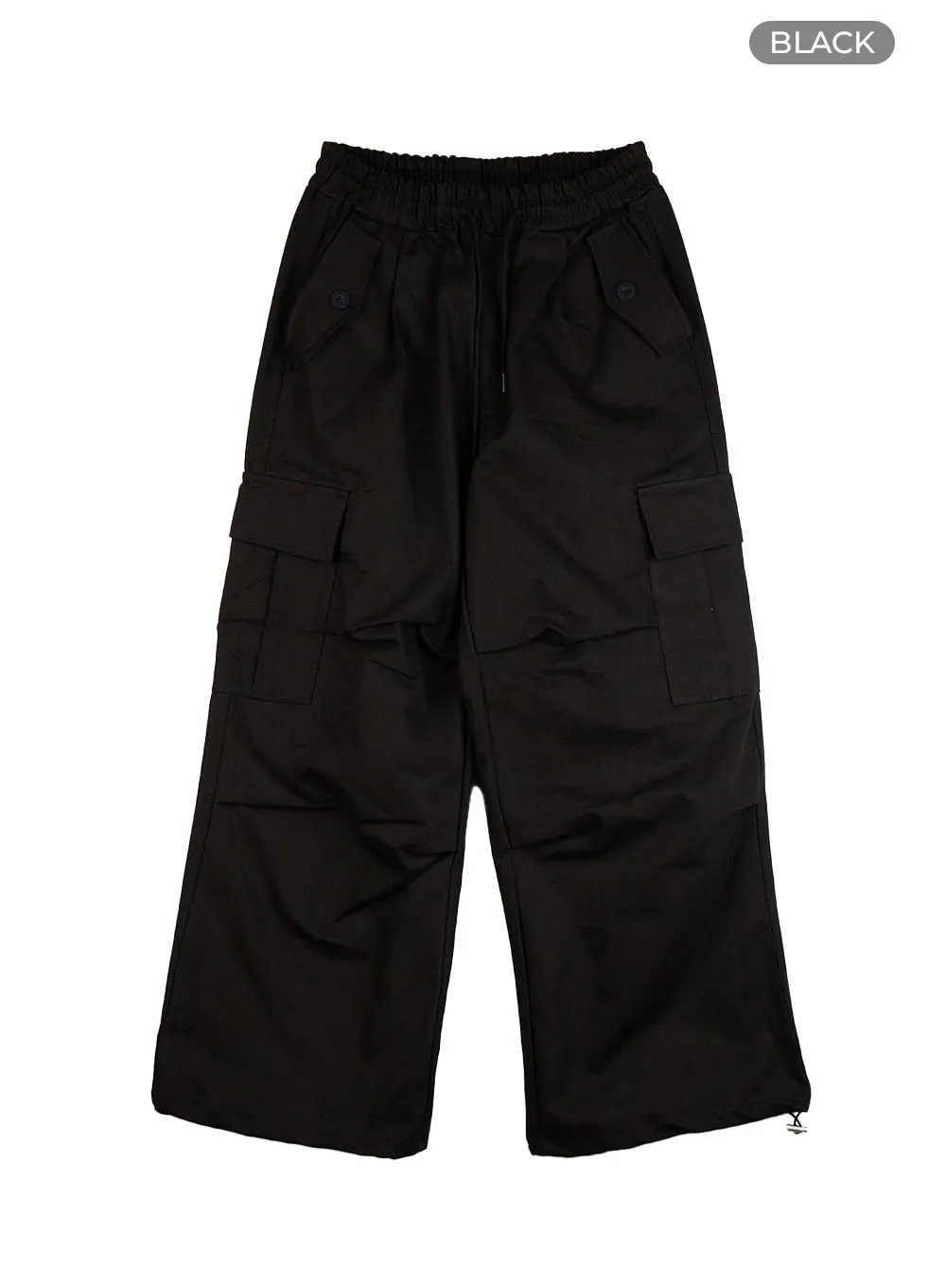 Cargo Chic Banded Wide Fit Pants CG420