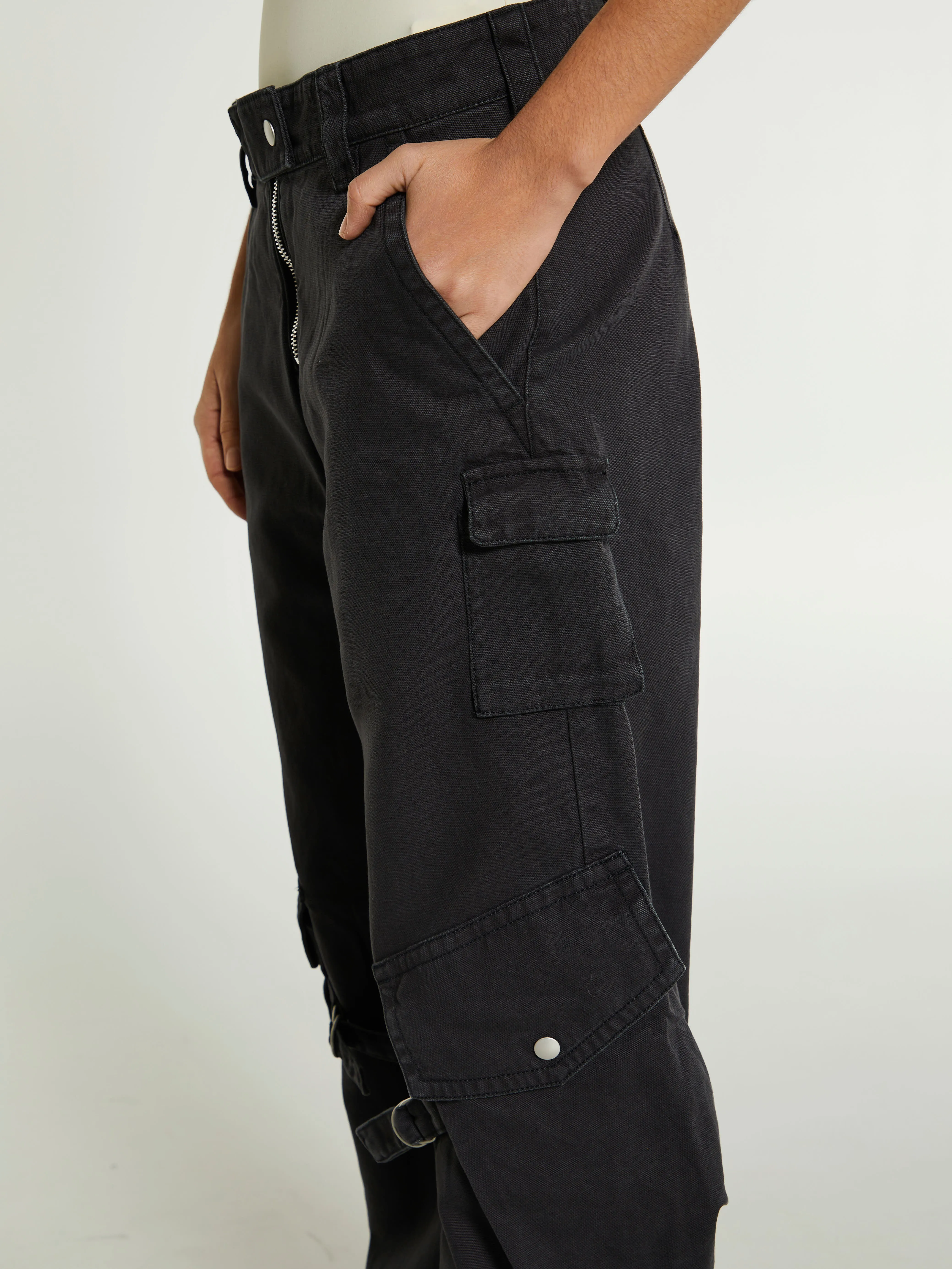 Cargo Pants in Charcoal Grey