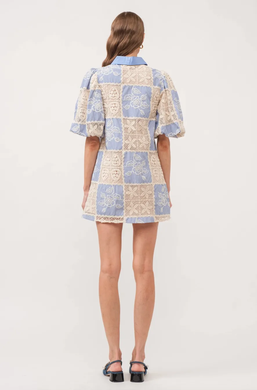 Carmine Crochet Dress