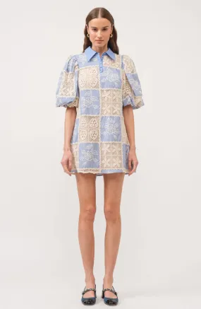 Carmine Crochet Dress
