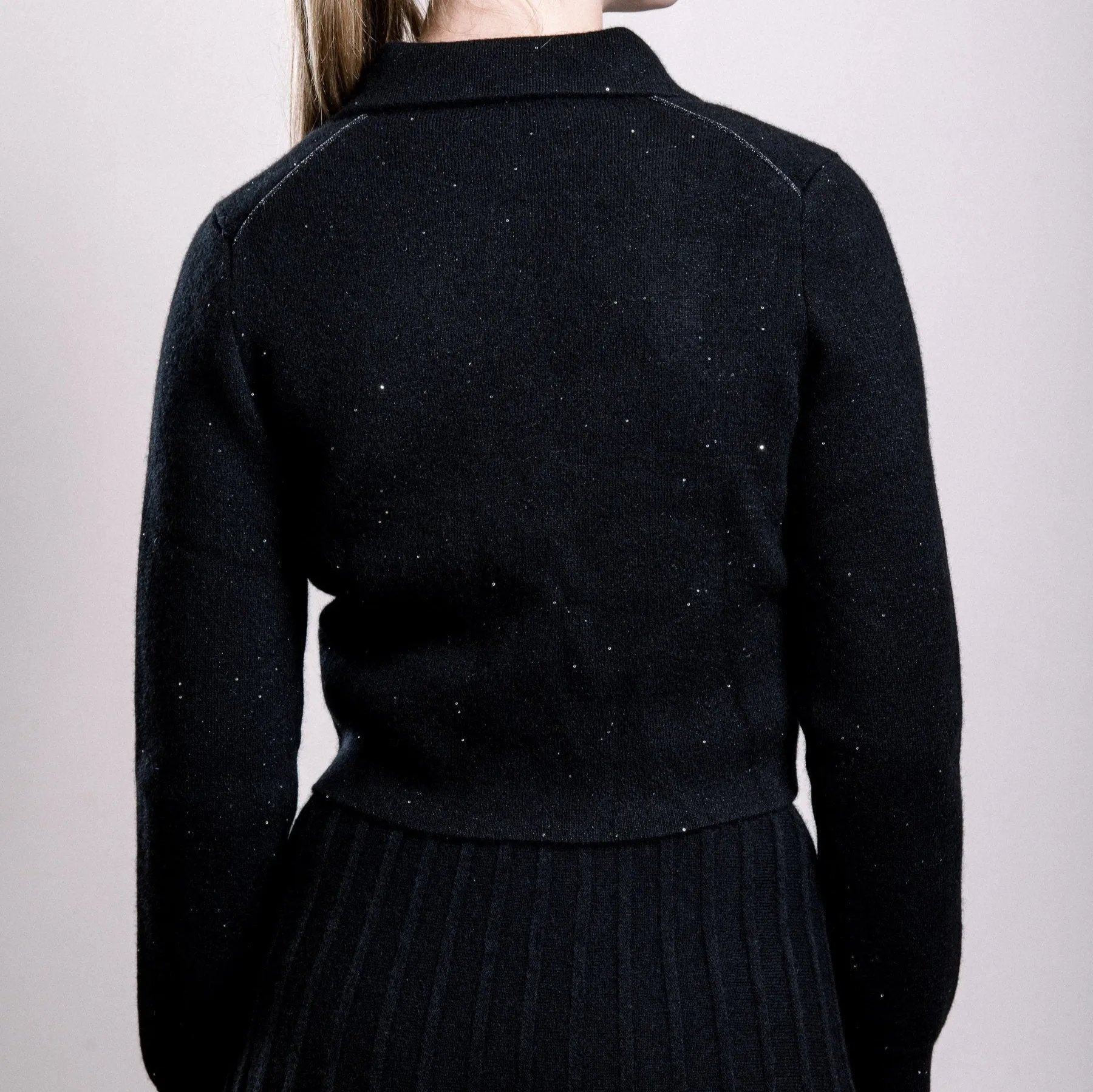 Cashmere & Yarn Cropped Jacket