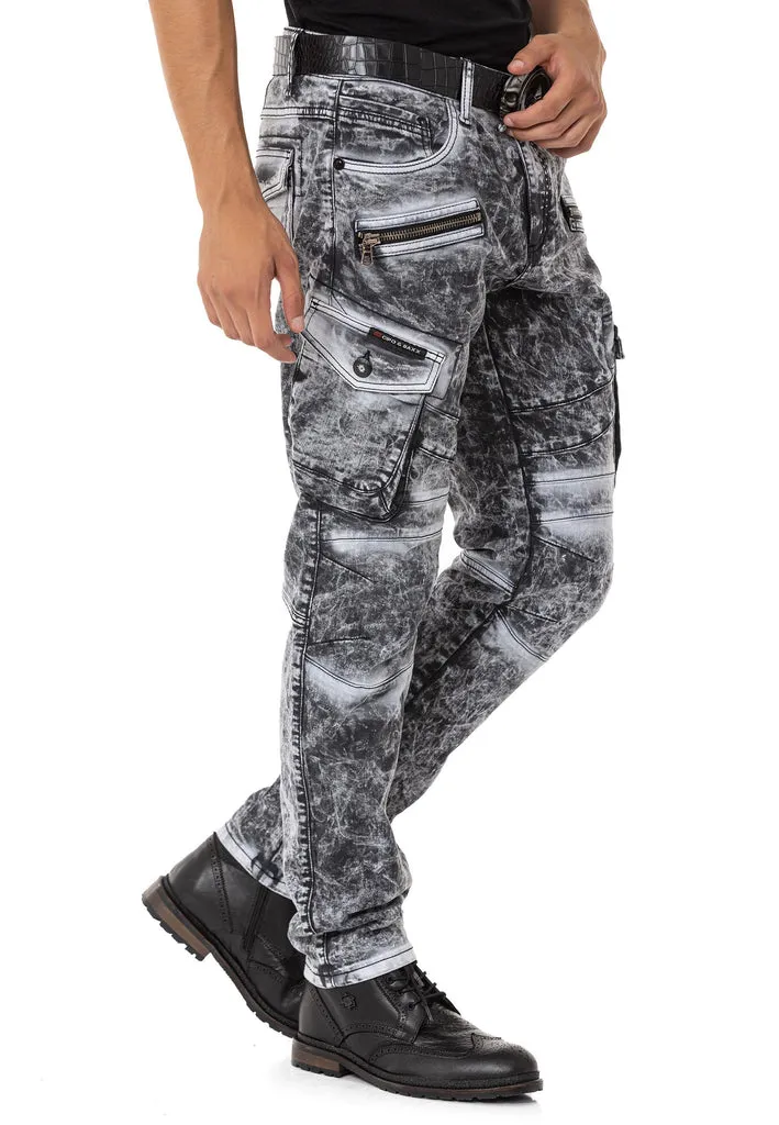 CD780 Biker Style Men's Cargo Pants