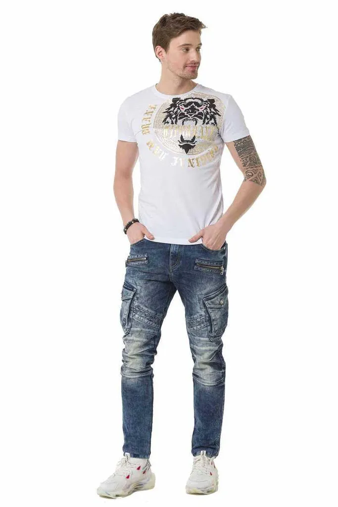 CD780 Biker Style Men's Cargo Pants