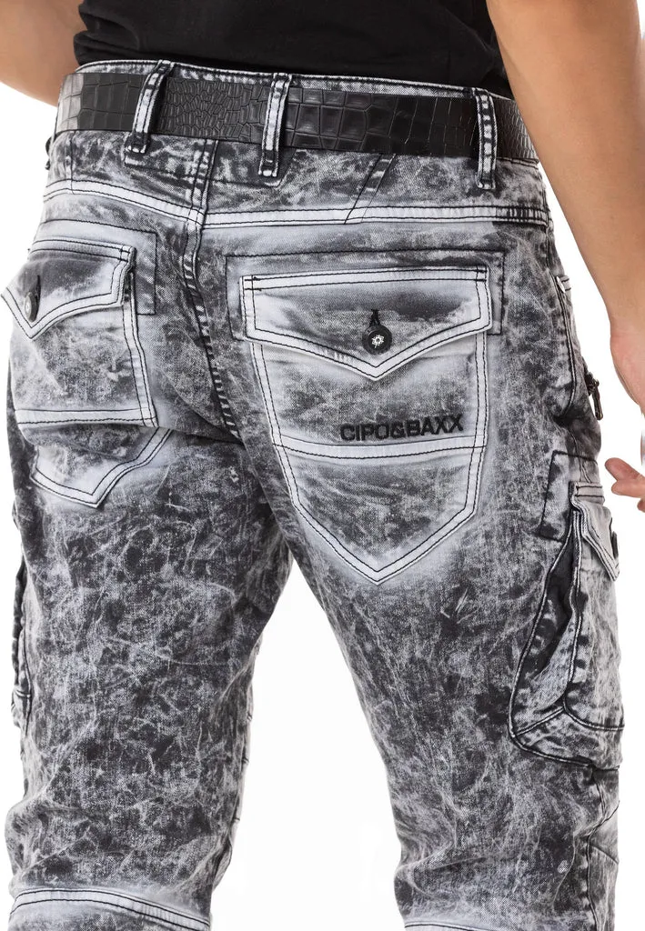 CD780 Biker Style Men's Cargo Pants
