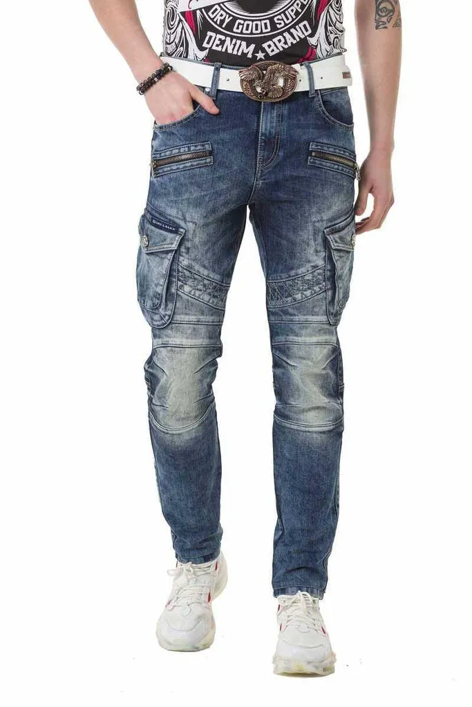CD780 Biker Style Men's Cargo Pants