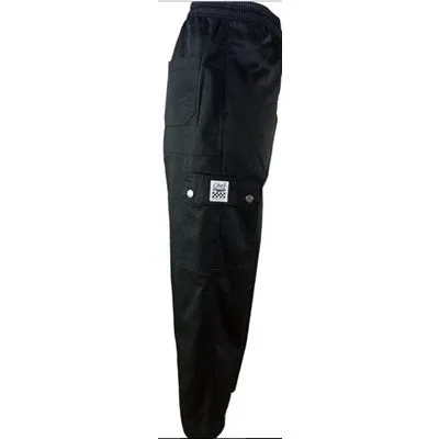 Chef Revival Cargo Chef Pants, Black, Medium