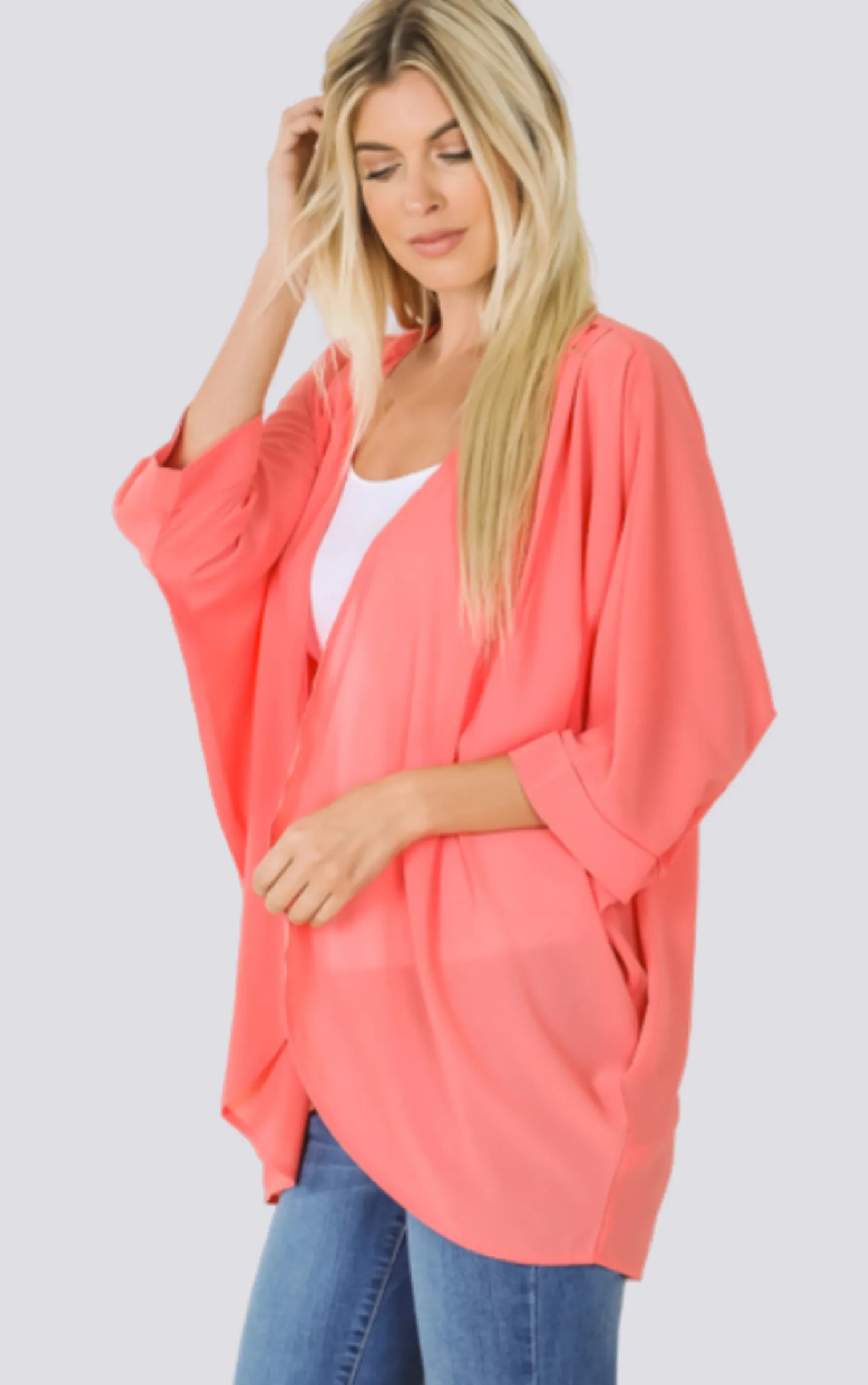 Chiffon Kimono Plus