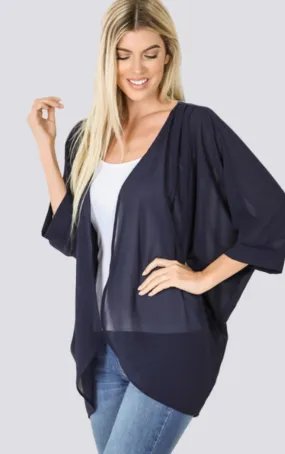 Chiffon Kimono Plus