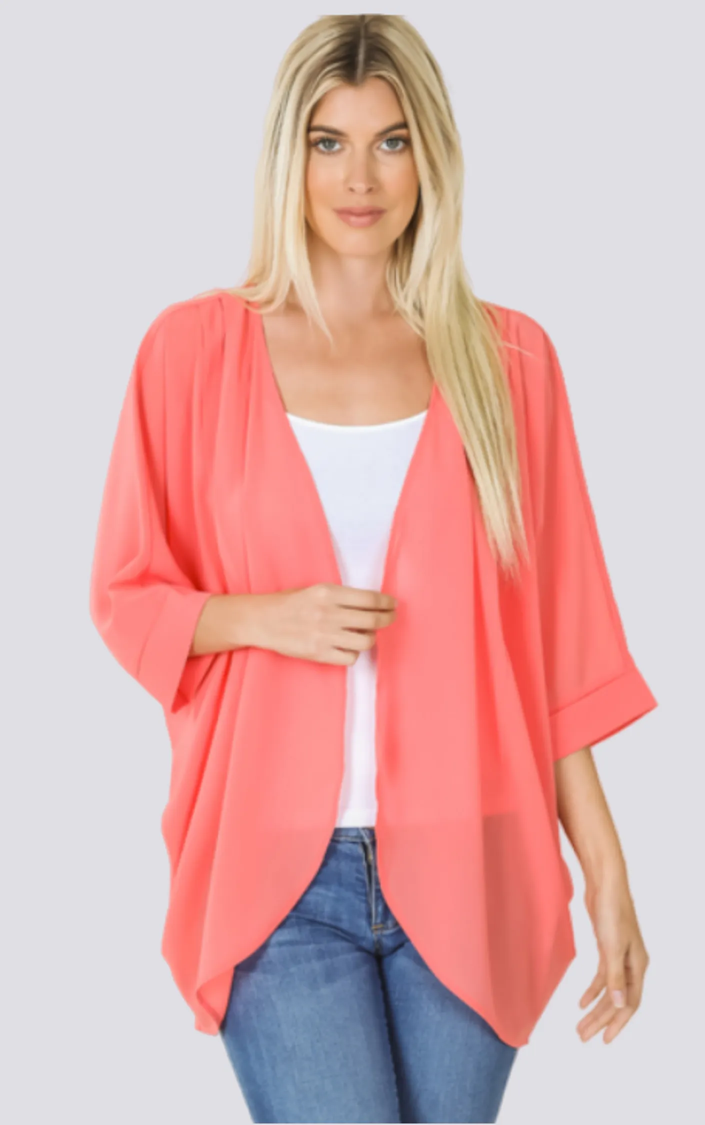 Chiffon Kimono Plus