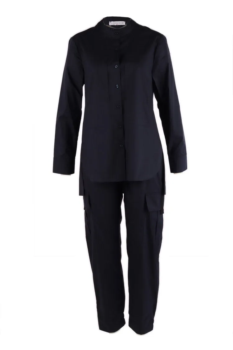 Chole Cargo Pant in Navy