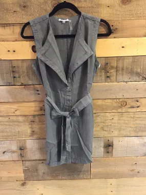 Clandon Sleeveless  Shirt Dress in Spruce