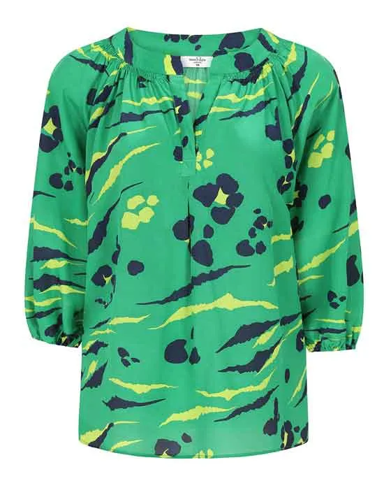 Clevedon Silk Blouse Empress Jade