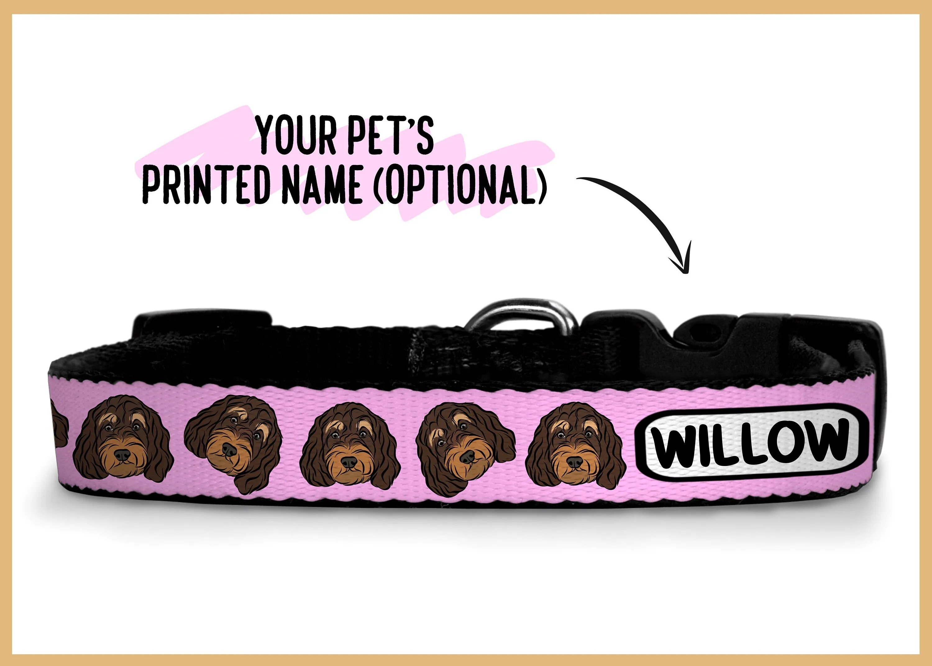 Cockapoo Print Collar
