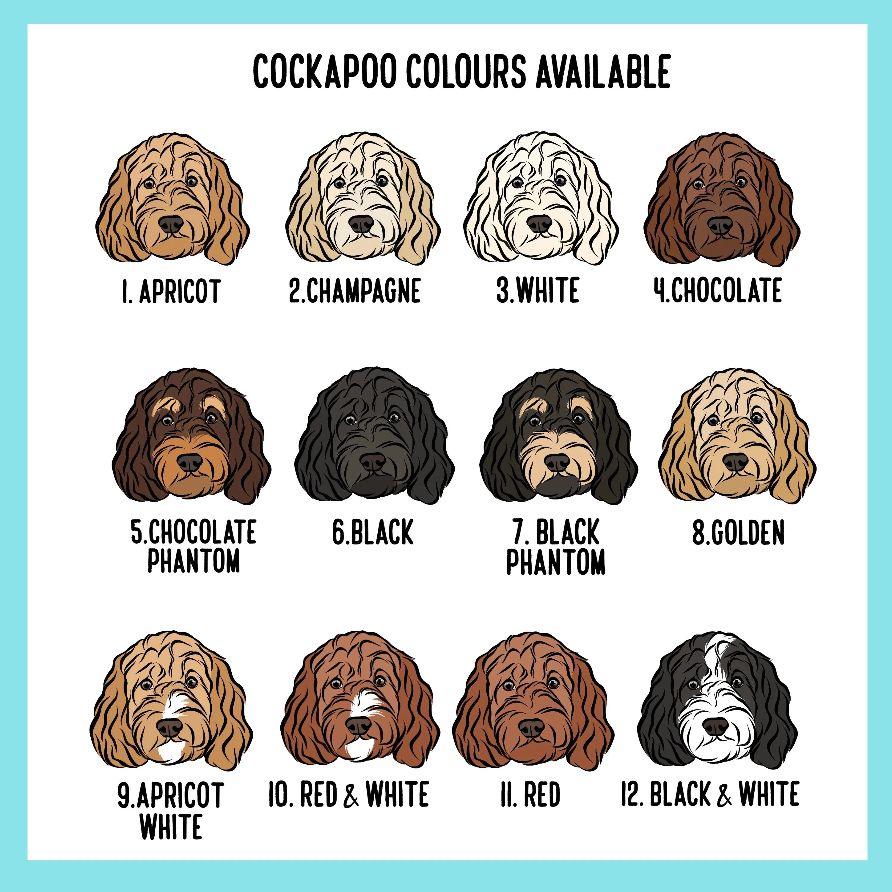 Cockapoo Print Collar