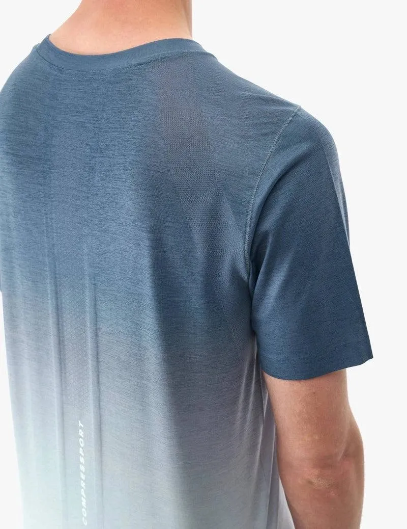Compressport | Performance SS T-shirt | Poseidon / Ice Flow | Heren