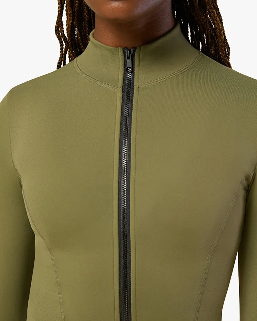 Cropped Active Zip-up Jacket