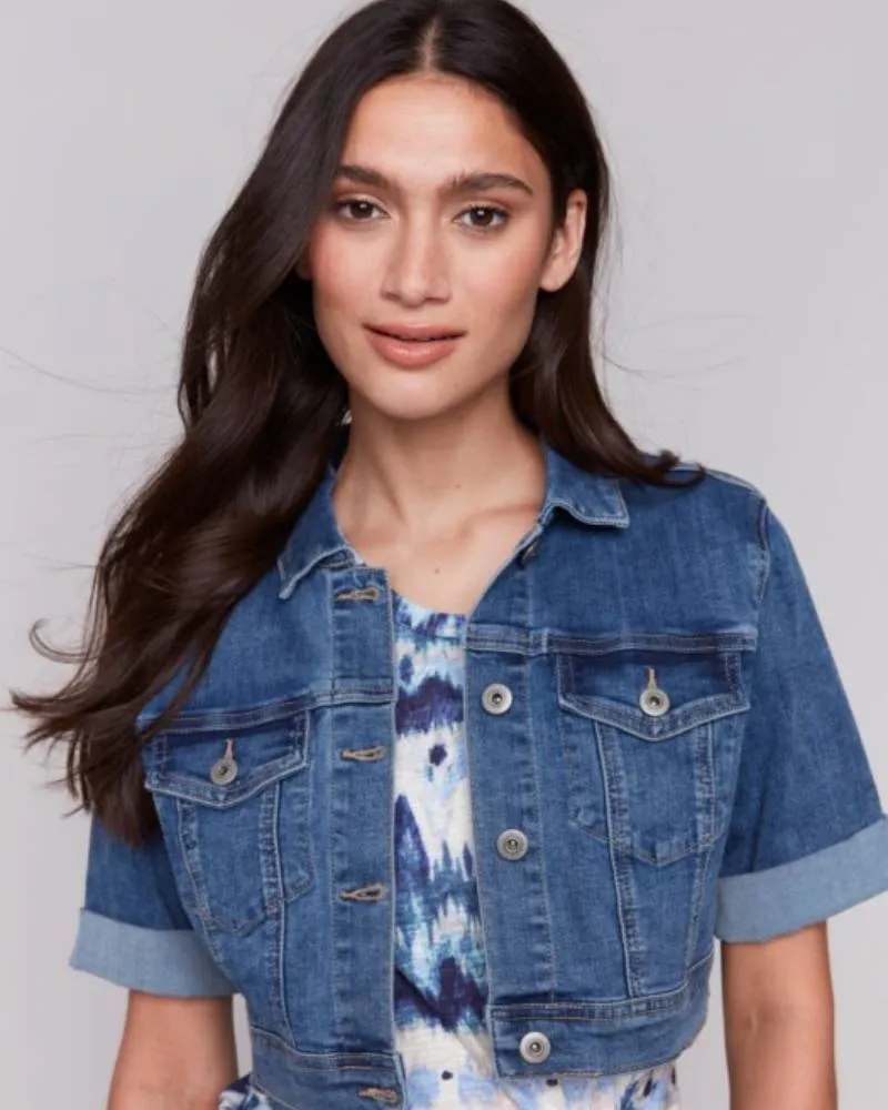 Cropped Denim Jacket