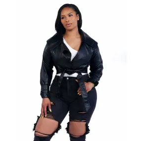 Cropped "Jackie" bomber